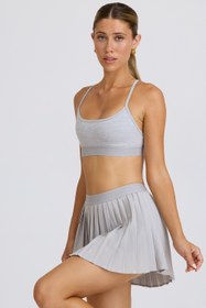 Resim Buz Grisi Pilili Tenis Eteği - XS 