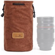 Resim Sccotton Astar Darbeye Dayanıklı Dijital Koruma Taşınabilir Slr Lens Çantası Mikro Tek Kamera Çantası Yuvarlak Kahverengi M 