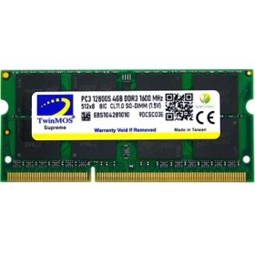 Resim Bezos 4 GB Ddr3 1600MHZ Twınmos 1.5 Nb MDD34GB1600N 