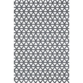 Resim TBM Plastik Kaydırmaz Gri Yıldız Paspas EN:90cm 90 x 70 cm 