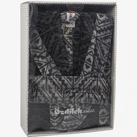 Resim Özdilek Hawai Tapetto Kadife Şal Yaka Bornoz L Beden 334251 