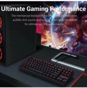 Resim Redragon K552 Kumara LED Arkadan Aydınlatmalı Mekanik Oyun Klavye 