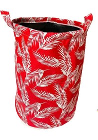 Resim Vip Çamaşır Sepeti Çift Kat Kumaşlı Katlanabilir Sepet-Kırmızıtüy Diğer 