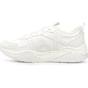 Resim Armani Exchange Kadın Beyaz Sneaker 