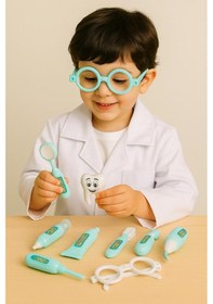 Resim Mavi Diş Doktoru Seti Eğitici Dişçi Doktor Seti 