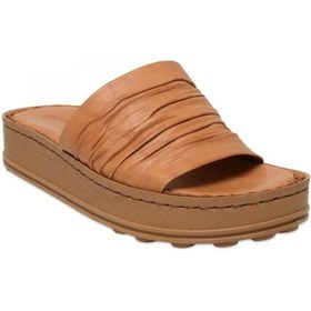 Resim Mammamia D25yt-1425 Günlük Taba Kadın Terlik Taba 