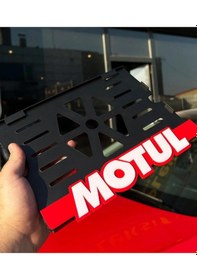 Resim Motul Motosiklet 5 D Lüx Parlak Plakalık 