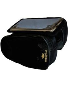 Resim Erseplus Bisiklet Heybe Çantası Kadro Üstü 6 Inç Telefon Hazneli | Hmr Bike | Siyah-Siyah 