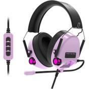 Resim Coverzone AJAZZ Firstblood H10 Mikrofonlu Kulak Üstü Kulaklık Gaming Headset 7.1 Channel RGB Atmosphere Light 