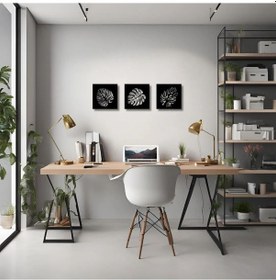 Resim Özel Tasarım Metal Tablolar Boho Yaprak Boho Leaf Metal Duvar Tablosu Doğal 