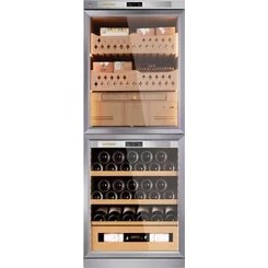 Resim Raching Elektronik Puro & Şarap Dolabı Silver FJ-CW36B 