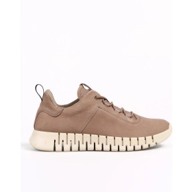 Resim Ecco Nubuk Bej Erkek Günlük Ayakkabı Ecco Gruuv M Sneaker Lea 