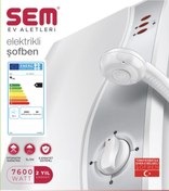 Resim SEM Majesty Elektrikli Şofben 