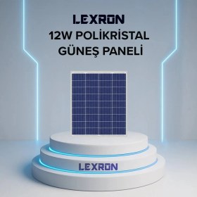 Resim Lexron 12W Polikristal Güneş Paneli 