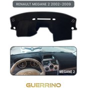 Resim Renault Megane 2 2002 2009 Torpido Koruma Halısı Gri Kenar 