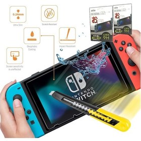 Resim Nintendo Switch Temperli Cam Ekran Koruyucu Tempered Class 9H 