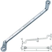 Resim İzeltaş Yıldız Iki Ağız Anahtar Takımı 8x9 