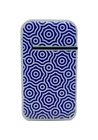 Resim Zengaz Cool Tasarım Jet Alev Çakmak - Hypnotic Circular Beyaz 