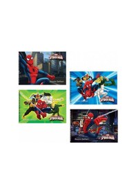 Resim Spiderman 15 Yaprak Spiralli Resim Defteri 25x35 Cm 3 Adet 