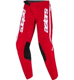 Resim Alpinestars Fluid Apex Kros Motosiklet Pantolonu Kırmızı Beyaz 