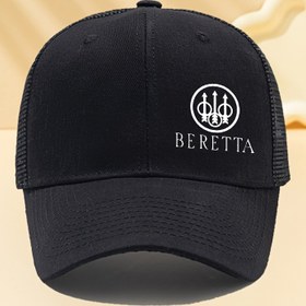 Resim Beretta baskılı yüksek kaliteli bir beyzbol şapkası, hem erkekler hem de kadınlar için ayarlanabilir, dış mekan etkinlikleri, tatiller, kamp ve günlük geziler için uygun, festivallerde mükemmel bir hediye veya kamyoncular için ideal 