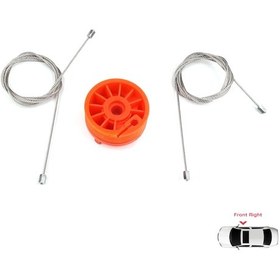 Resim Peugeot 207 WA WC SW 2006–2015 5-Kapı İçin Ön Sağ Cam Kriko Seti 