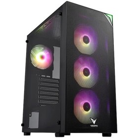 Resim Vento VG4200S 750W 80+ Temperli Cam RGB ATX Oyuncu Bilgisayar Kasası 