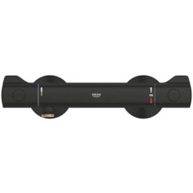 Resim Grohe Grohtherm 800 Termostatik Duş Bataryası Mat Siyah - 1022022430 Siyah 
