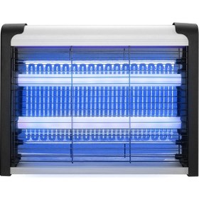 Resim Asonic Siyah 4 Watt 2000 Volt İki Ledli Sinek Öldürücü As-a28 Sivri Sinek Cız Mor Işık 