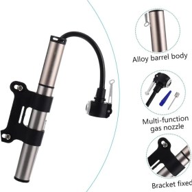 Resim ForteGT Bisiklet Pompası 120 Psi Gümüş Xbyc 9019 