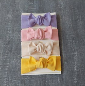Resim pempem bandana Kız Bebek 4 Lu Ribana Bandana 