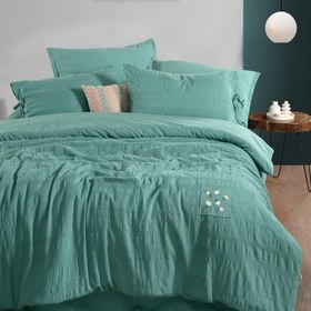 Resim Sarev Mood Comfort Candy Çift Kişilik Nevresim Takımı Yeşil 