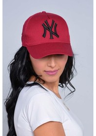 Resim Beyaz Cap Siyah Nakışlı Unisex Şapka Cp220 