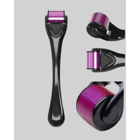 Resim Savarga Ev Tipi Mikro Iğneli Cilt Bakım Aleti - 1 mm Titanyum Roller 