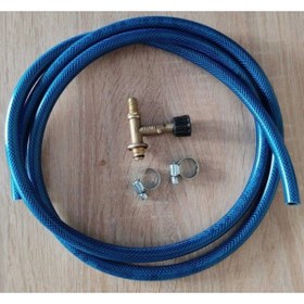 Resim GURKAN Piknik Tüpe Uyumlu Hortum ve Musluk Küçük Tüp Musluğu Ocak Musluğu 2 Metre Hortum 