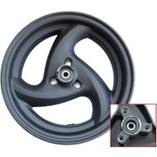 Resim SCOOTER 50 ÖN JANT 2.50-10 SİYAH 