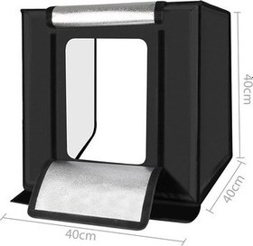 Resim Deep PRO 40x40 Ayarlanabilir Işıklı 3 Renkli Çekim Çadırı 