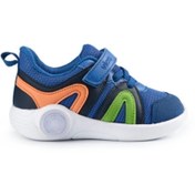 Resim Vicco Lexi Işıklı Erkek Bebek Saks Mavi Sneaker 