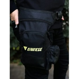 Resim Motobros Motosiklet Dainese Bacak Çantası Bel Çantası 