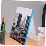 Resim Homoyoyo Akrilik Kitap Tutucu Şeffaf Masaüstü Kitap Standı Ve Telefon Desteği Ofis Ve Ev Kullanımı Için Şık Ve Fonksiyonel Çözüm Çok Amaçlı Tasarım 