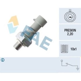 Resim FAE 12445 Yağ Basınç Müşürü Mavi Astra G Astra H 16Xep 