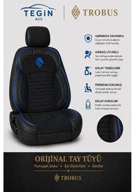 Resim Volkswagen Golf 2003 Ve Sonrası Araca Uyumlu Premium Tay Tüyü Kol 