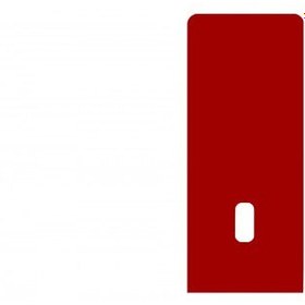 Resim Pisuvar Sırtlığı - Kırmızı 