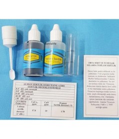 Resim Damlalife Su Testi Analiz Sıvısı Toplam Sertlik Kiti 