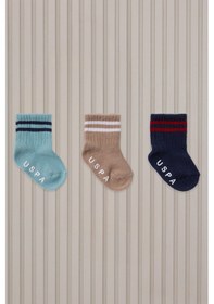 Resim U.S. Polo Assn. U.s. Polo Assn Erkek Bebek Kahverengi Çorap Kahverengi 