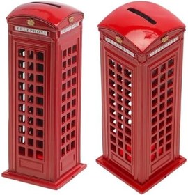 Resim Telefon Kulübesi Metal Kumbara İngiltere Londra 18cm 