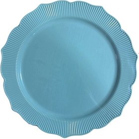 Resim Kristal Lüks Platinum Kristal Tabak 26 Cm -6 Adet -mint Yeşili 