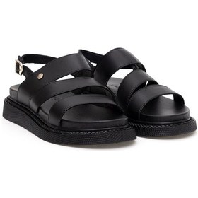Resim U.S. Polo Assn. Kadın Siyah Sandalet 50287291-VR046 