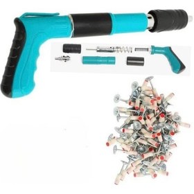 Resim Branzeg Barutlu Çivi Tabancası 100 Adet Çivi Hediye Brzcv100 