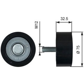 Resim Gergi Kasnağı Düz Küçük Actros/antos Om936 